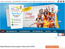Tablet Screenshot of infokarimunjawa.com